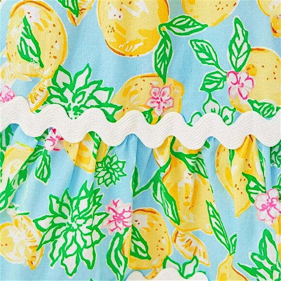 Lilly Pulitzer Angelynn Dress in Bluette/Make Lemonade NWT - Size 10 - Picture 4 of 7